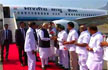 Modi reaches Hyderabad to inaugurate metro rail and GES summit